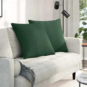 Jastucici za sofu 2 pcs Tamnozelena 80 x 80 cm Kordura tekstil
