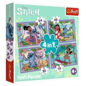 TREF LINE Puzzle Lilo & Stitch 4 u 1