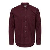 Only & Sons Srajca ONSJUPITER rubin rdeča