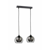 Luster na sajli SOLO BLACK 2xE27/60W/230V