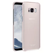 SAMSUNG Originalen ultra tanek ovitek Samsung Clear Cover za Samsung Galaxy S8 Plus - prosojno roza, (21167357)