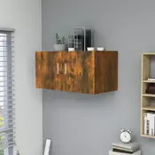 Zidni ormarić dimljeni hrast 80 x 39 x 40 cm konstruirano drvo