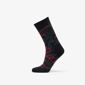 Nogavice Footshop The More Basketball Socks Black/ Red 36-38