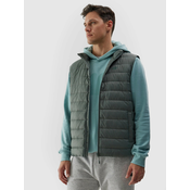 Mens 4F Recycled Down Vest - Green