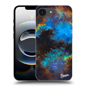 Silikonski črni ovitek za Apple iPhone 16e - Space