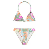 ONEILL Bikini Essentials Triangle svetlo modra/svetlo rumena/roza