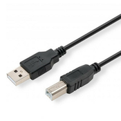 Logo Kabel USB (2.0), USB A moški - USB B moški, 1,8 m, črn
