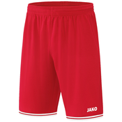 JAKO Športne hlače Center 2.0 živo rdeča/bela