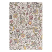 Krem rucno raden vunen tepih 120x170 cm Tania Floral – Flair Rugs
