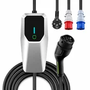 Andaiic prenosni polnilec Type 2 Schuko CEE za električna vozila – Moč in priklop: 3.5 kW/16 A/Šuko/1-fazni, Dolžina kabla (m): 6