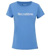 Ženska majica Tecnifibre Club Cotton Tee Azur XS