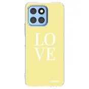 Silikonski prozorni ovitek za Honor X8 5G - Love