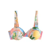 Lipsy Bikini zgornji del rumena/zelena/oranžna/bela