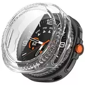 Ovitek z zaščito zaslona Techsuit Defense360 Pro za Samsung Galaxy Watch8 Classic - prozoren