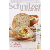 Kruh chia quinoa bez glutena BIO Schnitzer 500g