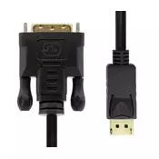 shumee Kabel ProXtend DisplayPort 1.2 na DVI-D 24+1, 3 m, DP1.2-DVI241-003