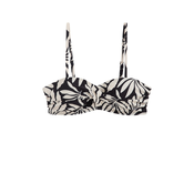 WE Fashion Bikini zgornji del  črna / bela