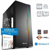 PCPLUS gaming računalnik Gamer (Ryzen 5 3.7GHz, 32GB, 1TB SSD RTX 3070 8GB Windows 11 Home) + darilo: 1 leto Microsoft 365 Personal