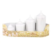 eoshop Adventne sveče GRADED PEGAZ d4,5x5,7,9,11cm 4ks