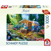 Schmidt - Puzzle Haynie: Caravaning v gorah - 1 000 kosov