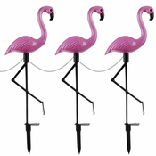 Northix Vrtne svetilke na sončne celice - Flamingo - 3 kos