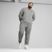 Mens Puma Essentials Small No. 1 Logo Crew, Gray, Size XL, Men