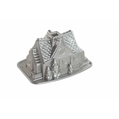 NordicWare Pekač za torte DOMEČEK srebrn
