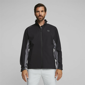 Mens Puma DRYLBLs Golf Rain Jacket, Black, Size M, Clothing