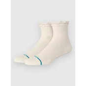 Stance Ruffle Icon Quarter Socks ivory