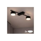 Brilagi - LED RGB prigušiva ugradna spot svetiljka MONO 2xGX53/14W/230V Wi-Fi Tuya crna