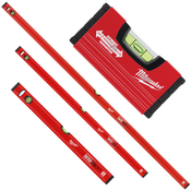 MILWAUKEE Milwaukee Slim Level Set 10/60/120/180cm, (21105628)