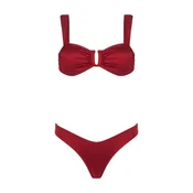 Acuarela Brand Bikini Royale U Brazilian Bikini Set rubin rdeča