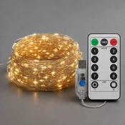 Ekolight Eko-Light Mery okenska svetlobna zavesa z 300 LED-lučkami, USB, topla bela 3000K