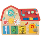 Tooky Toy: Hiša v obliki dejavnostne plošče