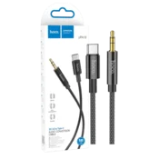 Hoco AUX kabel UPA19 iz Type C na 3.5 mm (1m) črn