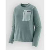 Patagonia R1 Air Crew Sweater blue sage