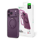 Titan AmazingThing Titan Pro Spin Futrola za iPhone 18 Pro, Rotirajuci Prsten, MagSafe - Ljubicasta