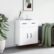 Vidaxl vidaXL Omarica, bela, 69,5 x 34 x 90 cm, material na osnovi lesa