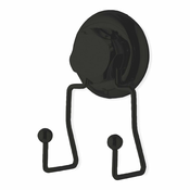 Dvojni stenski obešalnik Compactor Bestlock Black