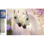 Norimpex - Puzzle Diamond Painting Zamilované kone 30x40cm - 1 - 39 kosov