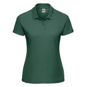 Polycotton Womens Green Polo Shirt Russell