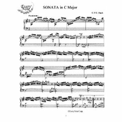 BACH C.P.E.:SONATA IN C MAJOR FLUTE