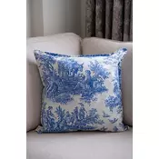 Aberto Design Dekorativna jastucnica BST062, 45 x 45 cm, Plava-bela