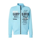 CAMP DAVID Jopa na zadrgo svetlo modra/svetlo siva/črna