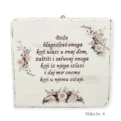 Blagoslov doma – unikatne lesene slike z ročno napisanim besedilom - 4. - 150104