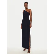 Lauren Ralph Lauren Večerna obleka 253751483 Mornarsko modra Slim Fit