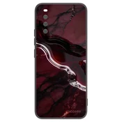 Silikonski črni ovitek za Sony Xperia 10 III - Cherry stone