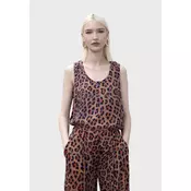 Lola Casademunt Top  rjava / lila / mauve / črna