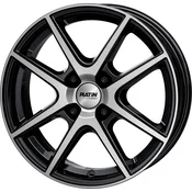 PLATIN P73 5,5x14 4x100 ET35 CB63,3 D-SCHWARZ FR.POL – alu felga