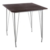 Jedilna miza iz masivnega bresta o 80 cm District – Premier Housewares